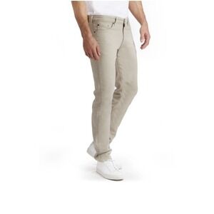 Mott & Bow Khaki Tan Mercer Slim Straight Jeans Size 32x34